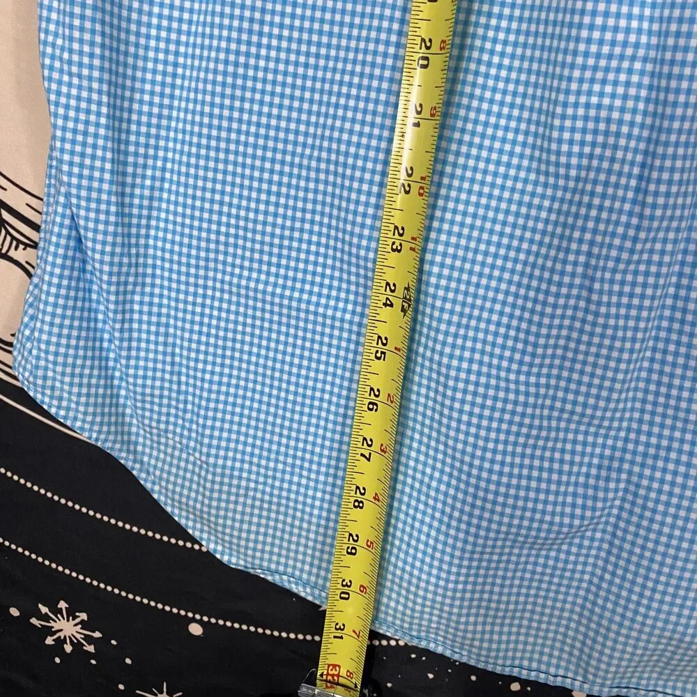 Polo Ralph Lauren Button Down Long Sleeve Shirt Mens XL Blue Plaid Preppy - Picture 4 of 6